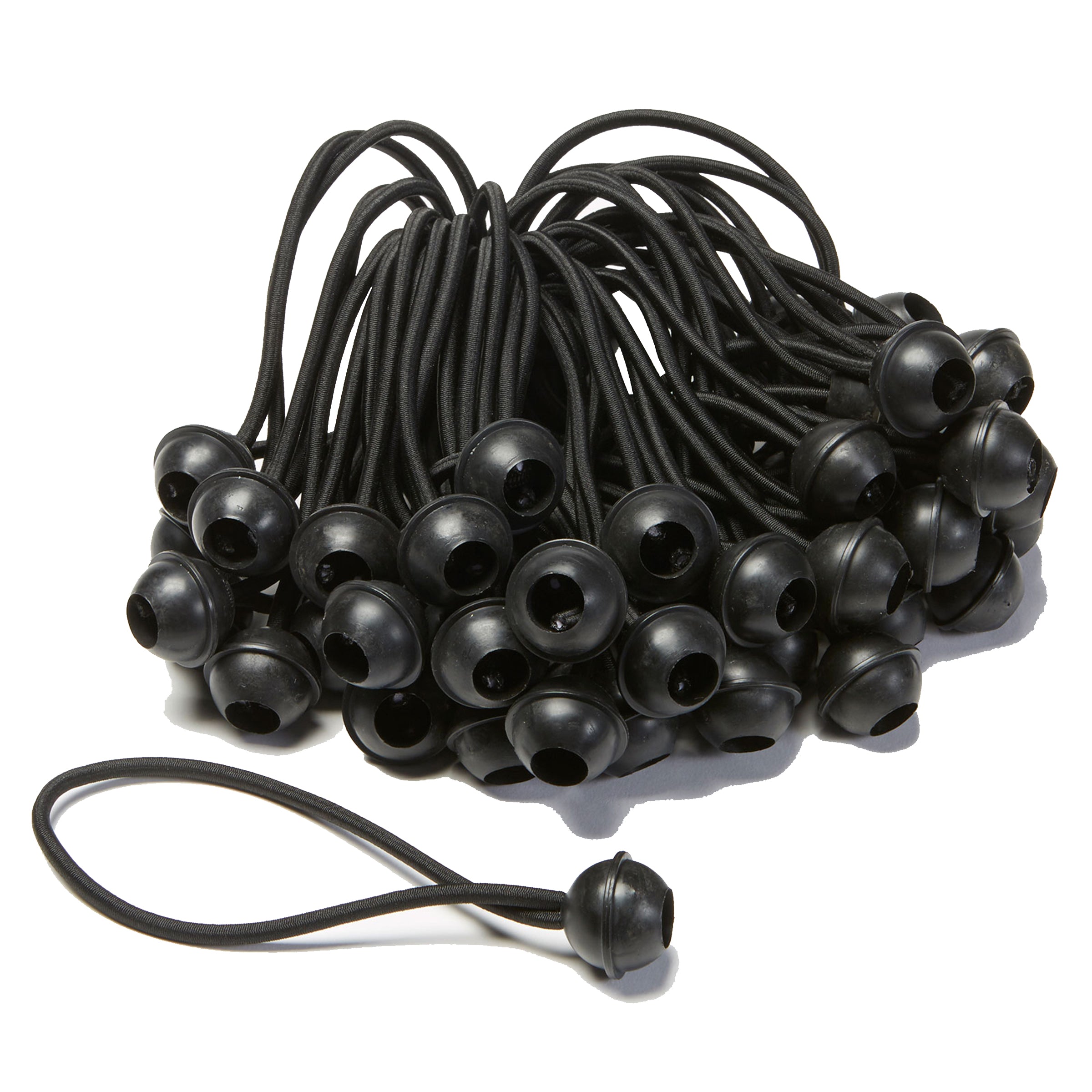 6-inch Black Ball Bungees (each) - greatnorthgolf